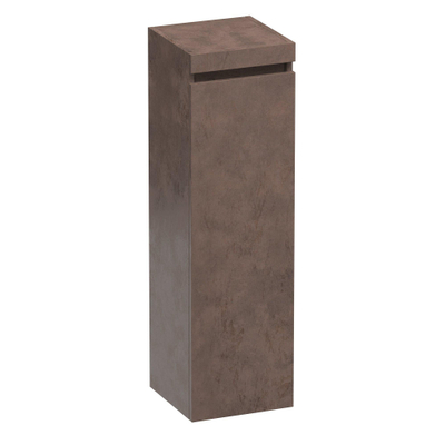 BRAUER Solution Badkamerkast - 120x35x35cm - 1 greeploze rechtsdraaiende deur - MFC - Rusty