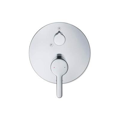 Duravit C.1 1 greeps douchemengkraan - inbouw - 170x77x170mm - hoogglans chroom