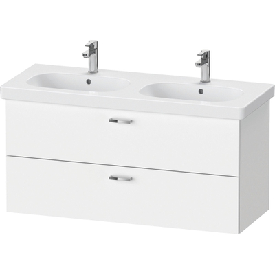 Duravit XBase Meuble sous lavabo 120x45.8x56cm Poignée standard avec softclose panneau de particules Graphite Mat