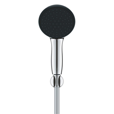 GROHE Vitalio QuickFix Ensemble de douchette à main - Ø11cm - 2 types de jet - 8,0/min - avec support - avec flexible - 175cm - chrome