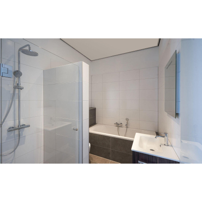 Xenz Lagoon Duobad - 180x80x53 - afvoer Midden - acryl - wit
