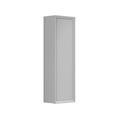 FugaFlow Eccelente Arredo Hoge Kast - 120x34.5x34.5cm - 1 deur - mat greige (grijs) - MDF