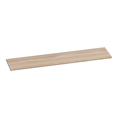 BRAUER Ocean Slim topblad - 200x46x2cm - lamellen eiken wit