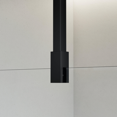 Fortifura Galeria Barre de renfort plafond 125cm pour douche à l'italienne - noir mat