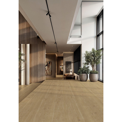 SAMPLE Terravito Elmico Keramisch parket wand- en vloertegel - 30x160cm - 6.0mm - gerectificeerd - Cedar