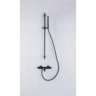 Adema Sparkle 2.0 thermostatische bad-/douchekraan - zwart