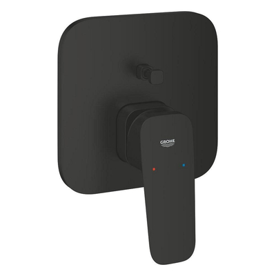 Grohe Cubeo Inbouwmengkraan - 2-weg omstelling - matte black (mat zwart)