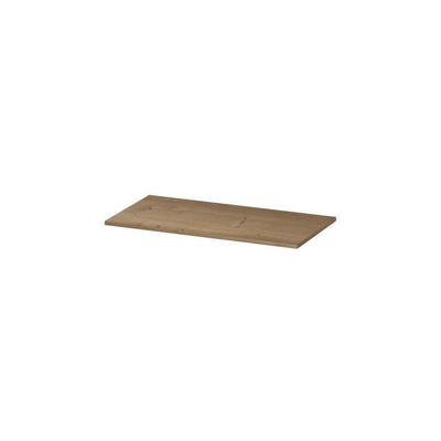 INK Topdeck Wastafelblad - 90x45x2cm - tbv onderkast - MDF - Fineer Ash grey