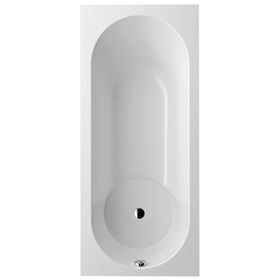 Villeroy & Boch Libra bad - 180x80cm quaryl rechthoekig - met poten - glans wit