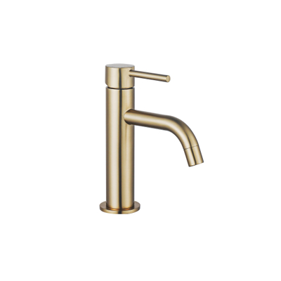 Fortifura Calvi Slim Wastafelkraan - 17.4cm - opbouw - PVD - geborsteld messing (goud)
