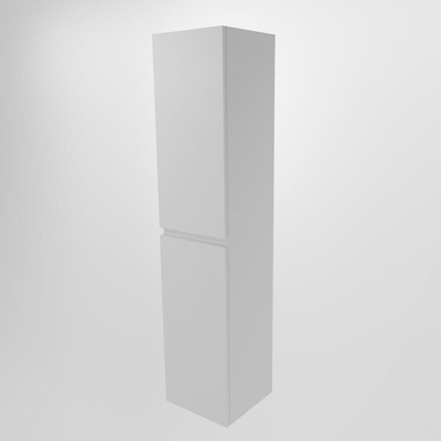 MONDIAZ AIVY badkamerkast - 160x35x35cm -opbouw - greeploos - softclose - 2 draaideuren - Talc mat