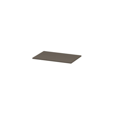INK Topdeck Wastafelblad - 70x45x2cm - tbv onderkast - MDF lak - Mat Taupe