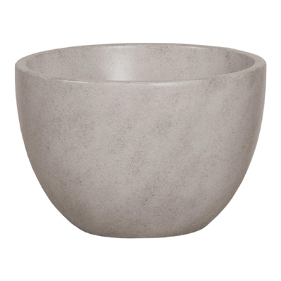 BRAUER Concrete opbouwwaskom 23x23x16cm zonder overloop rond Beton SHOWROOMMODEL