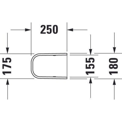 Duravit Happy D.2 Sifonkap - voor fontein - wit