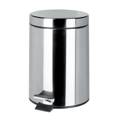 Geesa Hotel Poubelle à pédale autoportante 5 litres Chrome