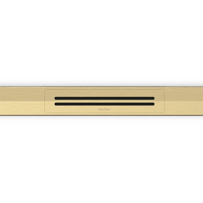 Easy drain R-line Clean Color caniveau de douche 80cm laiton brossé