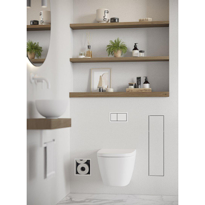 Looox Storage collection tablette de niche 100cm recoupable chêne o.grey