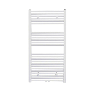 Sanicare Design Radiateur - 120x60cm - 810W - droit - raccordement central - blanc