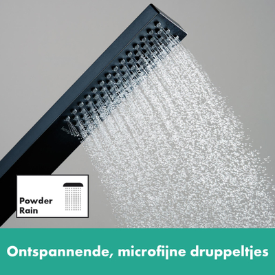 Hansgrohe Pulsify e Doucheset - 100 - 1jet - ecosmart - glijstang 90cm - mat zwart
