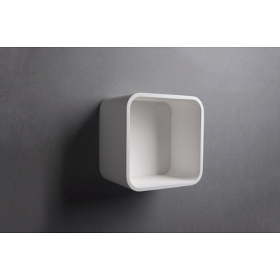 Ideavit Solidtondo Nis 30x30cm Solid surface mat wit