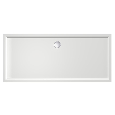 Xenz mariana receveur de douche 180x80x4cm rectangle acrylique blanc