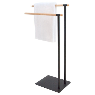 Sealskin Brix Porte-serviettes Métal/Bois Noir