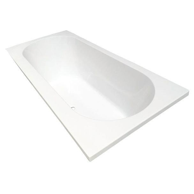 Xellanz Portus RD baignoire encastrée duo 180x80x49 cm acrylique brillant blanc