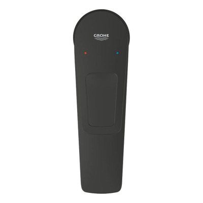 GROHE Start Loop 2020 wastafelkraan - m-size - opbouw - met klikwaste - mat zwart