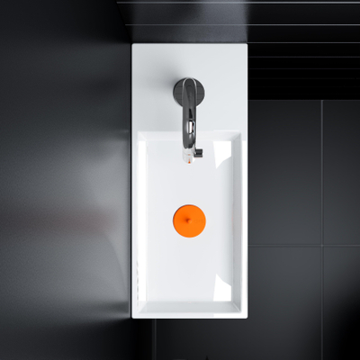 Clou Wash Me arrêt d'eau silicone Orange