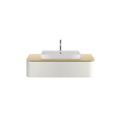 Duravit Happy D.2 Meubelwastafel - geslepen - met overloop - met 1 kraangat - 65x50.5cm - wit