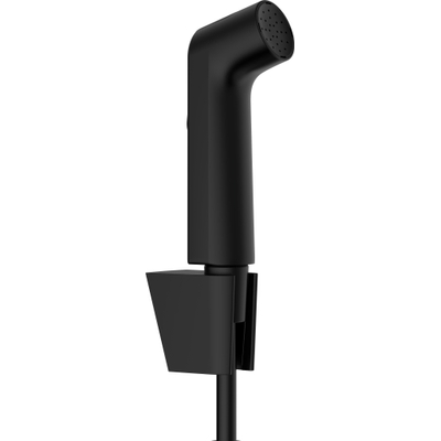 Hansgrohe Bidet - handdouche - 1jet - ecosmart - met Porter S douchehouder en doucheslang - 125 cm - mat zwart
