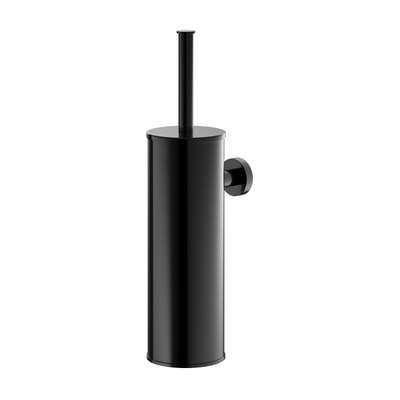 Hotbath Cobber ensemble de brosse WC - Poli Noir PVD