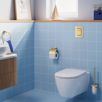 GROHE Start closetborstelset - geborsteld cool sunrise (goud)