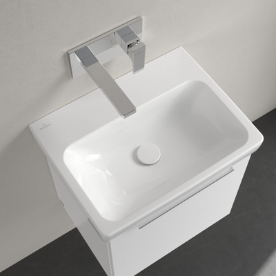 Villeroy & Boch Architectura wastafel - 42x55cm - zonder kraangat - zonder overloop CeramicPlus - White Alpine (glans wit)