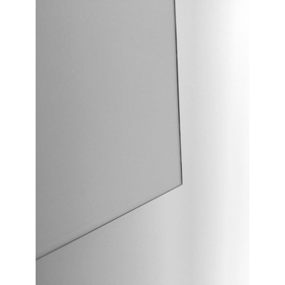 Looox B-Line miroir – 120 x 65 cm – sans éclairage – chauffage de miroir – Aluminium