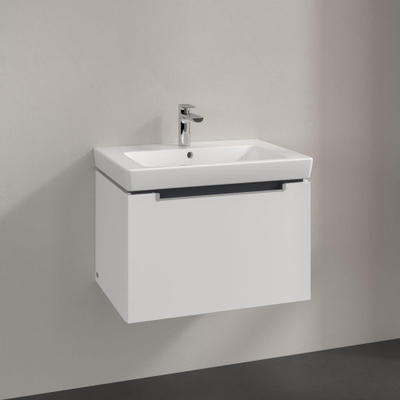 Villeroy & Boch Subway 2.0 Meuble sous lavabo 63.7x45.4x41.6cm pour lavabo 7113 65cm Blanc mat