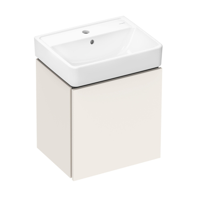 Hansgrohe Xilesa E meubelset 1la 480x380 met Xanuia wastafel 500 SandMattBeige