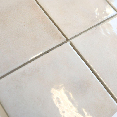 The Mosaic Factory Kasba mozaïektegel - 30x30cm - 6.5mm - vierkant - glans sand (beige)