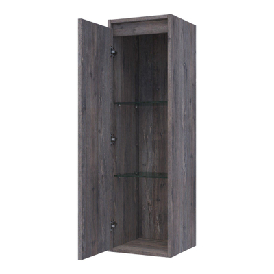 BRAUER Adore armoire de salle de bains - 120x35x35cm - avec 1 porte sans poignée ouvrant à gauche Driftwood