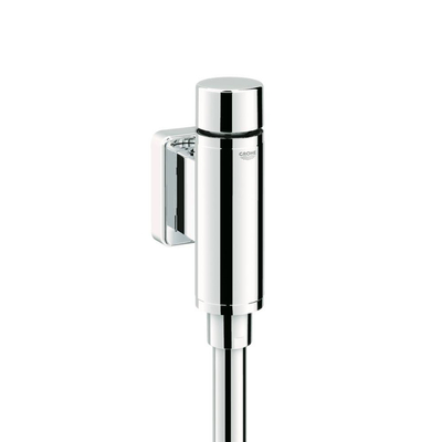 Grohe Rondo Urinoirspoeler - 1/2 inch - met stopkraan, spoelpijp en verbinder - chroom