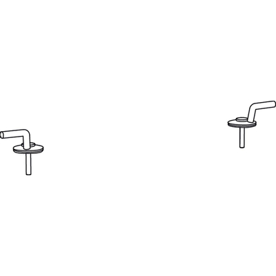 Duravit Starck - 3 Scharnierset Closetzitting Metaal/kunststof - overig