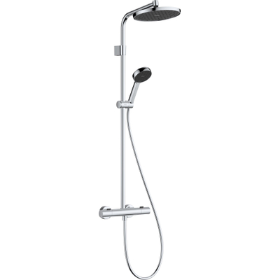Hansgrohe Activera S - showerpipe - 240 - 1jet - ecosmart+ - met Ecostat Fine Varia - hoogglans chroom