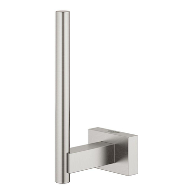 GROHE Essentials Cube Porte-rouleau de réserve - 1 rouleau - supersteel