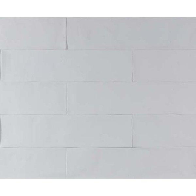 ÉCHANTILLON Douglas Jones Carreau mural 6x25cm 10mm éclat blanc Blanc De Lin
