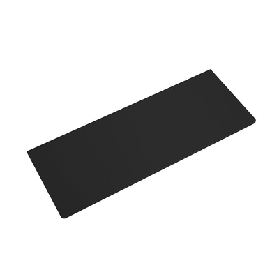 Saniclass Tops Topblad - 140x1.2x46cm - afgeronde hoeken - mat zwart
