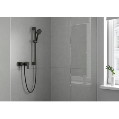 Hansgrohe Vernis Shape Eengreeps douchekraan - opbouw - hoogglans chroom