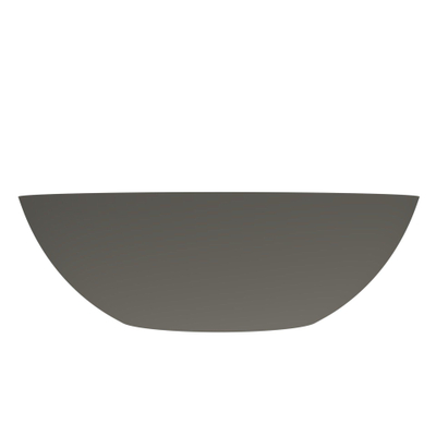 Arcqua Prince Vasque à poser - ovale - 49x34cm - quartz mat gris