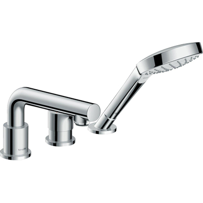 Hansgrohe Talis S Afdekset - 3 gats badrandcombinatie - hoogglans chroom