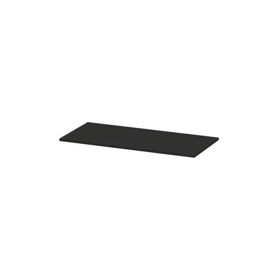 INK Topdeck Wastafelblad - 100x45x2cm - tbv onderkast - MDF lak - Mat zwart