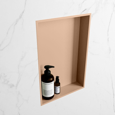 MONDIAZ EASY Nis - 44.5x29.5cm - geschikt voor in- of opbouw - 1 vak - kleur Rosee | Rosee